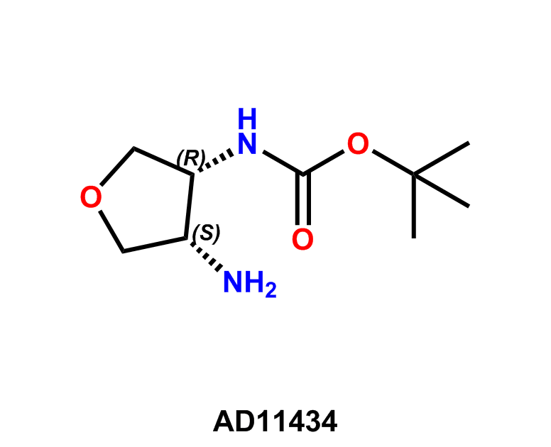 tert-Butyl ((3R,4S)-4-aminotetrahydrofuran-3-yl)carbamate