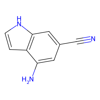 4-Amino-1H-indole-6-carbonitrile