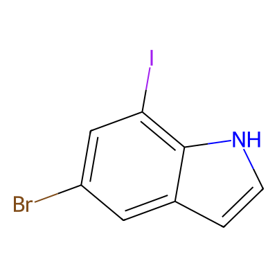 5-Bromo-7-iodo-1H-indole