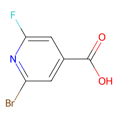 2-Bromo-6-fluoroisonicotinic acid
