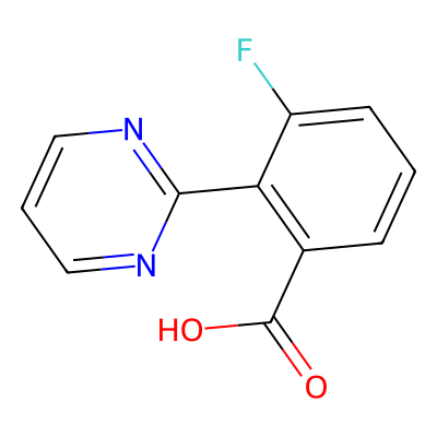 3-Fluoro-2-(pyrimidin-2-yl)benzoic acid