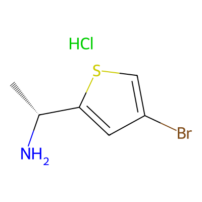 (1r)-1-(4-Bromothiophen-2-yl)ethan-1-amine hydrochloride