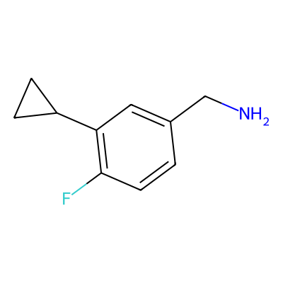 (3-Cyclopropyl-4-fluorophenyl)methanamine