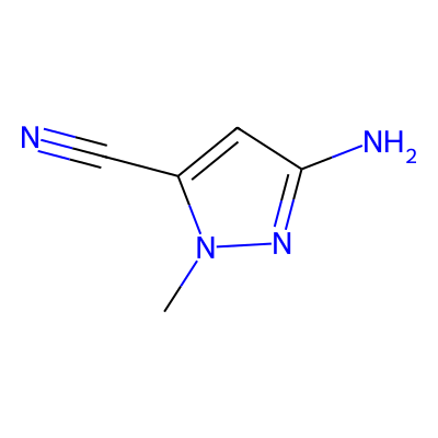 3-Amino-1-methyl-1H-pyrazole-5-carbonitrile