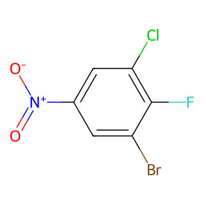 1-Bromo-3-chloro-2-fluoro-5-nitrobenzene