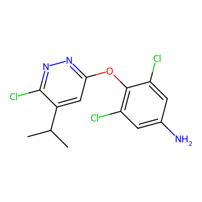 3,5-Dichloro-4-((6-chloro-5-isopropylpyridazin-3-yl)oxy)aniline