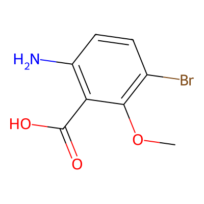 6-Amino-3-bromo-2-methoxybenzoic acid