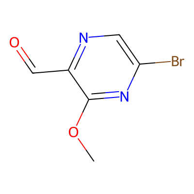 5-Bromo-3-methoxypyrazine-2-carbaldehyde