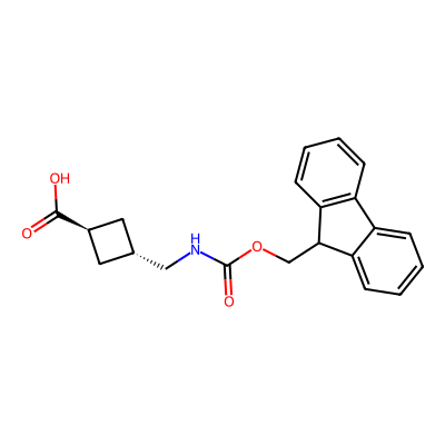 (1r,3r)-3-(((((9H-Fluoren-9-yl)methoxy)carbonyl)amino)methyl)cyclobutane-1-carboxylic acid