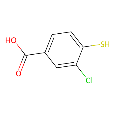 3-Chloro-4-sulfanylbenzoic acid