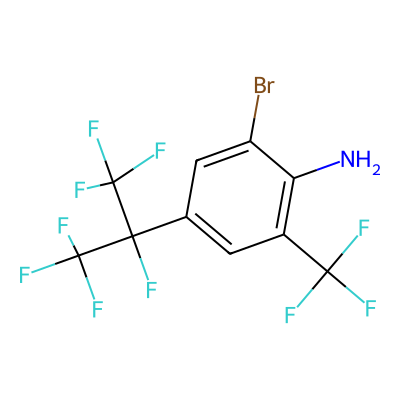 2-Bromo-4-(perfluoropropan-2-yl)-6-(trifluoromethyl)aniline