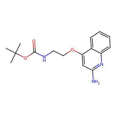 tert-Butyl (2-((2-aminoquinolin-4-yl)oxy)ethyl)carbamate