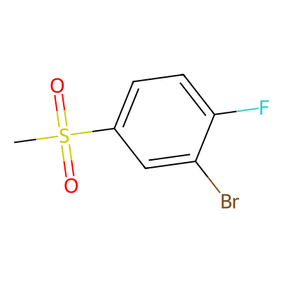 2-Bromo-1-fluoro-4-(methylsulfonyl)benzene