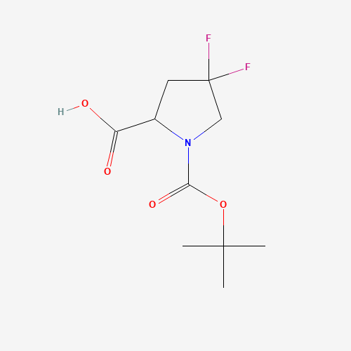 1-(tert-Butoxycarbonyl)-4,4-difluoropyrrolidine-2-carboxylic acid