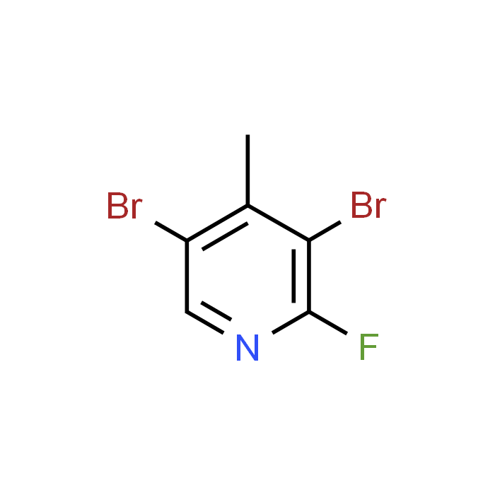 2-Fluoro-3,5-dibromo-4-methylpyridine