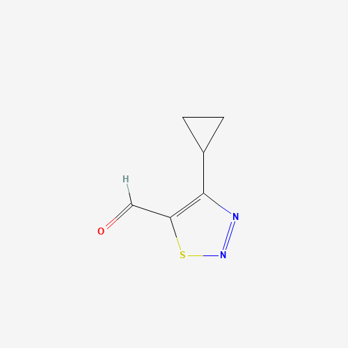 4-Cyclopropyl-1,2,3-thiadiazole-5-carbaldehyde