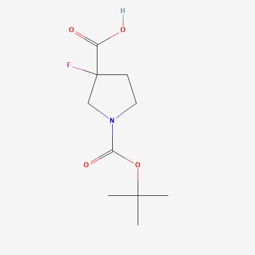1-(tert-Butoxycarbonyl)-3-fluoropyrrolidine-3-carboxylic acid