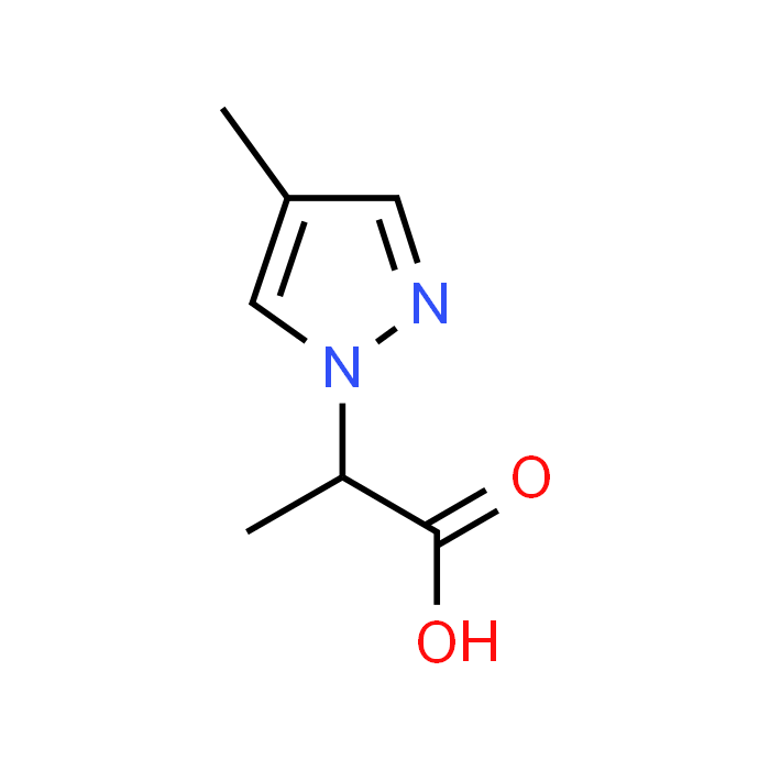 2-(4-Methyl-1H-pyrazol-1-yl)propanoic acid - Achmem