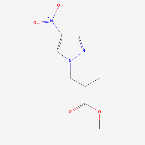 Methyl 2-methyl-3-(4-nitro-1H-pyrazol-1-yl)propanoate