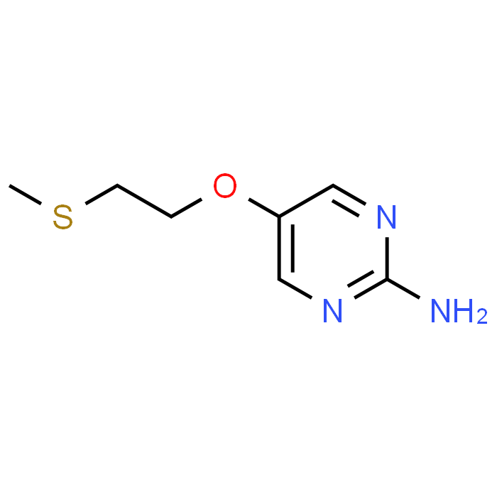5-(2-(Methylthio)ethoxy)pyrimidin-2-amine