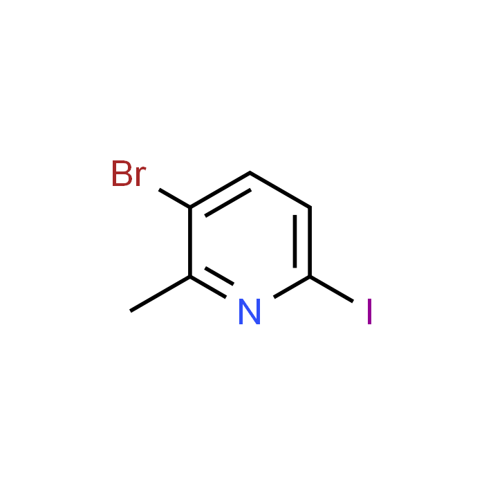 3-Bromo-6-iodo-2-methylpyridine