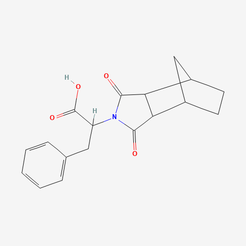 2-(1,3-Dioxohexahydro-1H-4,7-methanoisoindol-2(3H)-yl)-3-phenylpropanoic acid