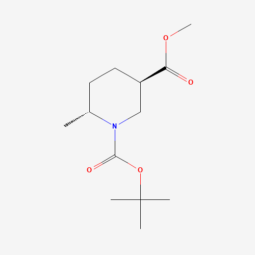 trans-1-tert-Butyl 3-methyl 6-methylpiperidine-1,3-dicarboxylate