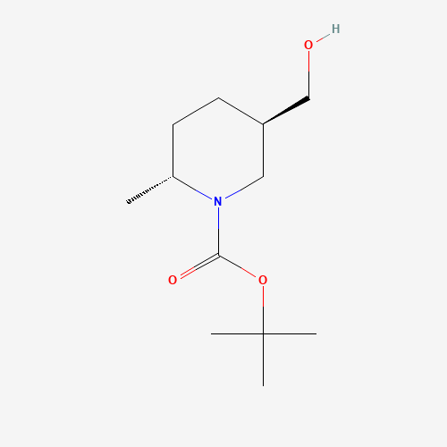 tert-butyl (2R,5R)-5-(hydroxymethyl)-2-methylpiperidine-1-carboxylate