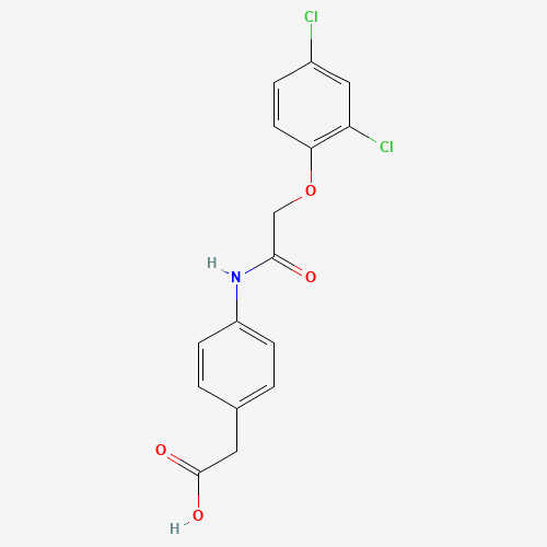 2-(4-(2-(2,4-Dichlorophenoxy)acetamido)phenyl)acetic acid