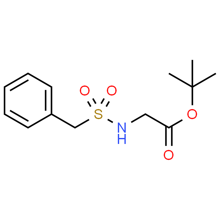 tert-Butyl 2-(Phenylmethylsulfonamido)acetate