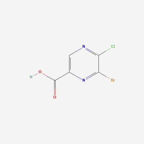 6-Bromo-5-chloropyrazine-2-carboxylic acid