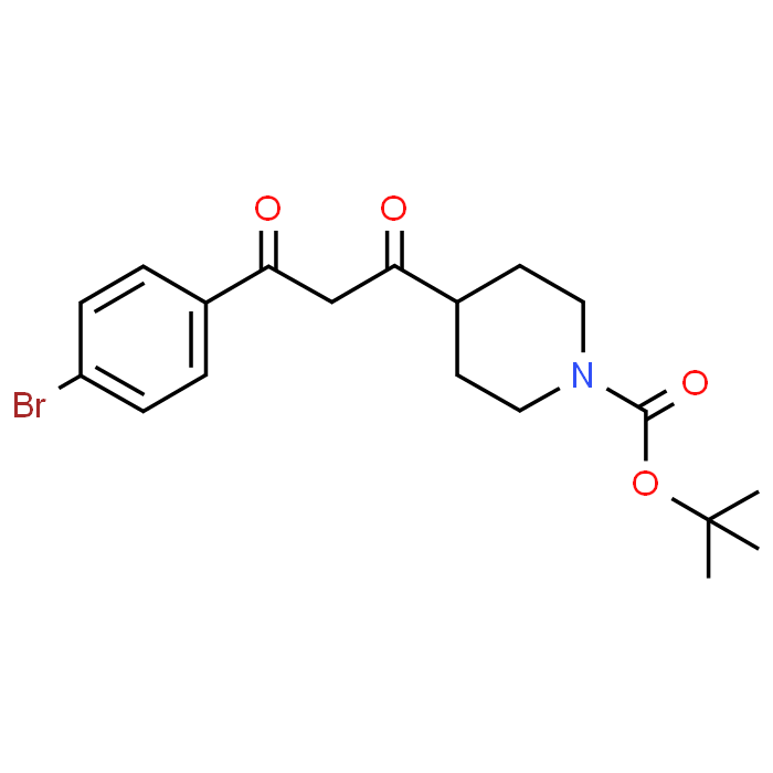 tert-Butyl 4-(3-(4-bromophenyl)-3-oxopropanoyl)piperidine-1-carboxylate