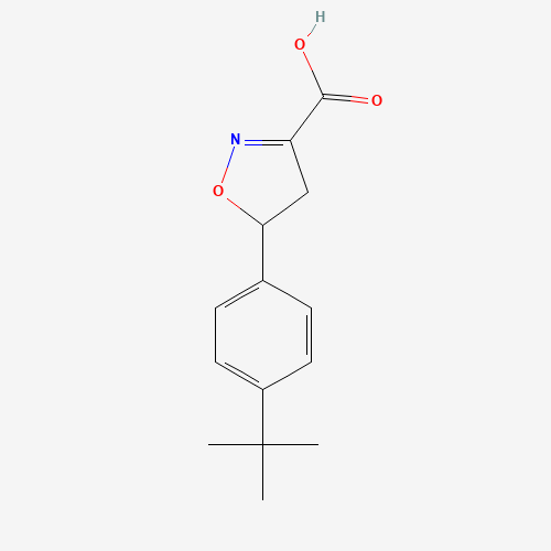 5-(4-(tert-Butyl)phenyl)-4,5-dihydroisoxazole-3-carboxylic acid