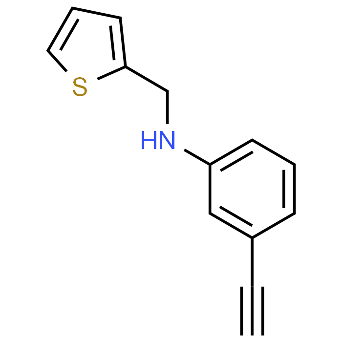 3-Ethynyl-N-(thiophen-2-ylmethyl)aniline