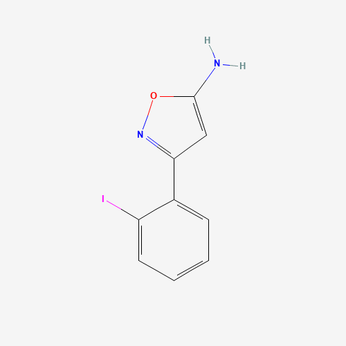 3-(2-Iodophenyl)-1,2-oxazol-5-amine
