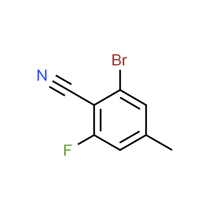 2-Bromo-6-fluoro-4-methylbenzonitrile