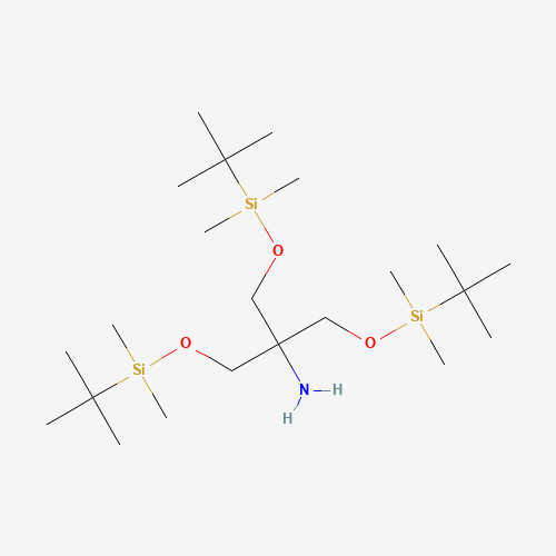 6-(((tert-Butyldimethylsilyl)oxy)methyl)-2,2,3,3,9,9,10,10-octamethyl-4,8-dioxa-3,9-disilaundecan-6-amine