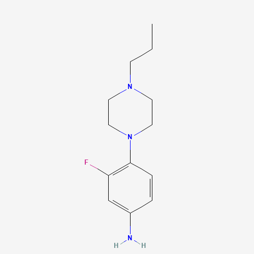 3-Fluoro-4-(4-propylpiperazin-1-yl)aniline