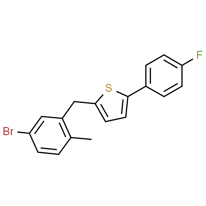 2-(5-Bromo-2-methylbenzyl)-5-(4-fluorophenyl)thiophene
