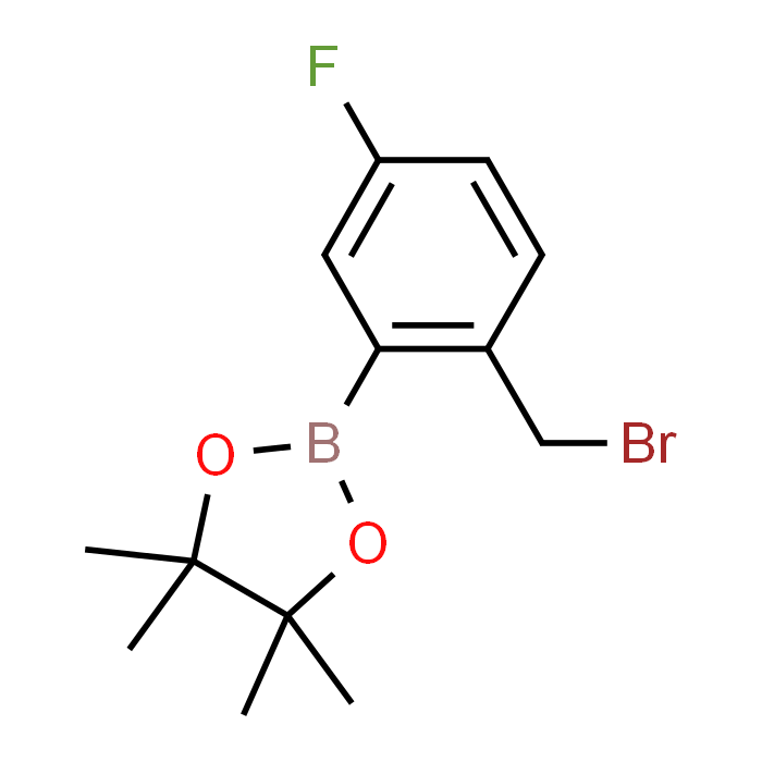 2-(2-(Bromomethyl)-5-fluorophenyl)-4,4,5,5-tetramethyl-1,3,2-dioxaborolane
