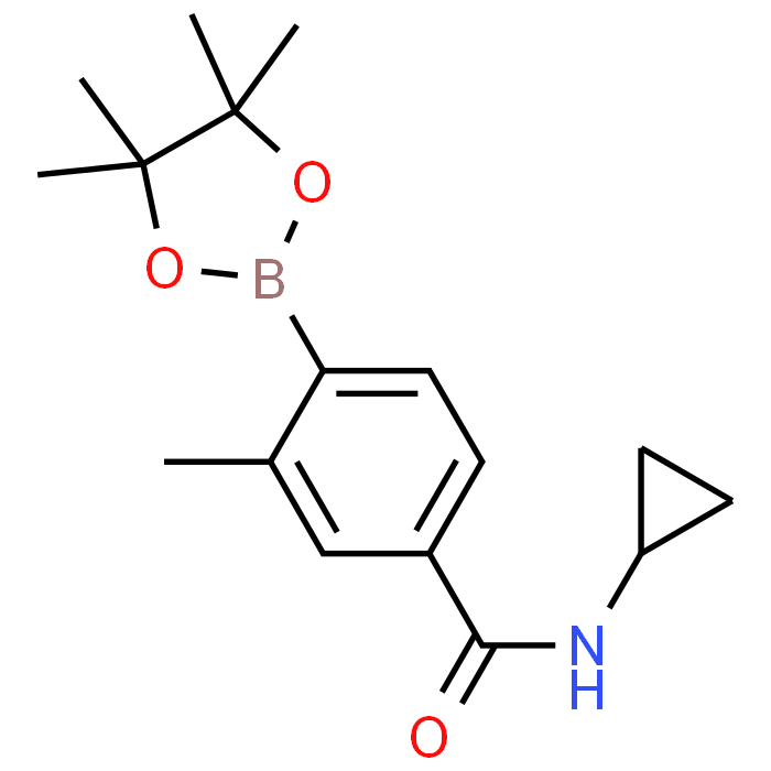 N-Cyclopropyl-2-(4-(4,4,5,5-tetramethyl-1,3,2-dioxaborolan-2-yl)phenyl)acetamide