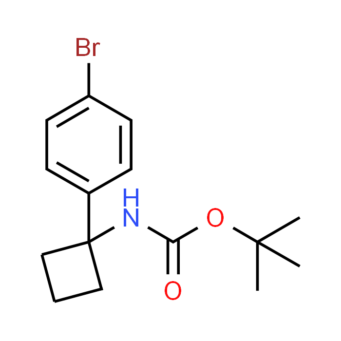 tert-Butyl (1-(4-bromophenyl)cyclobutyl)carbamate