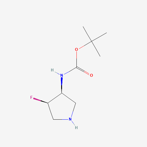 tert-Butyl ((3S,4R)-4-fluoropyrrolidin-3-yl)carbamate