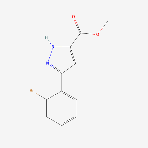 Methyl 5-(2-bromophenyl)-1H-pyrazole-3-carboxylate