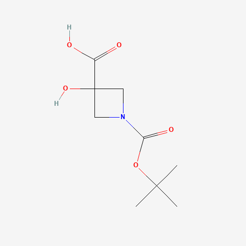 1-(tert-Butoxycarbonyl)-3-hydroxyazetidine-3-carboxylic acid