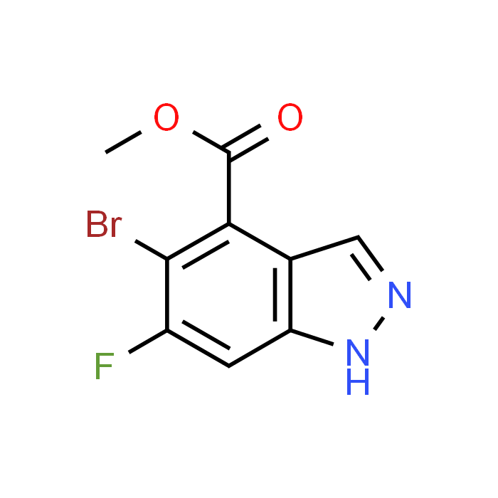 Methyl 5-bromo-6-fluoro-1H-indazole-4-carboxylate