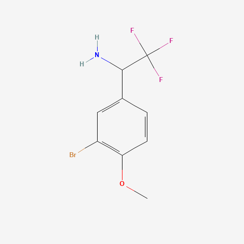 1-(3-Bromo-4-methoxyphenyl)-2,2,2-trifluoroethanamine