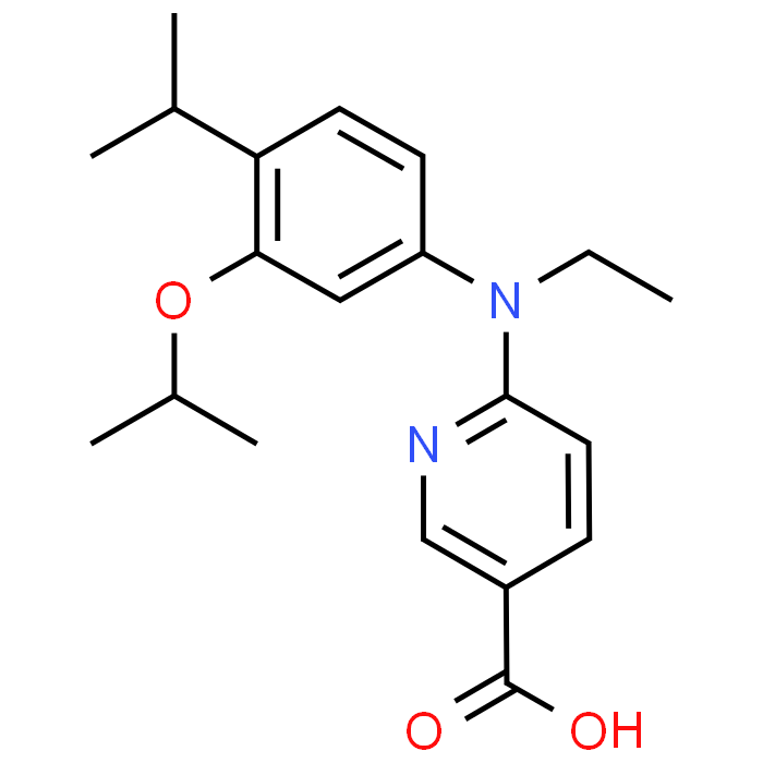 6-(Ethyl(3-isopropoxy-4-isopropylphenyl)amino)nicotinic acid