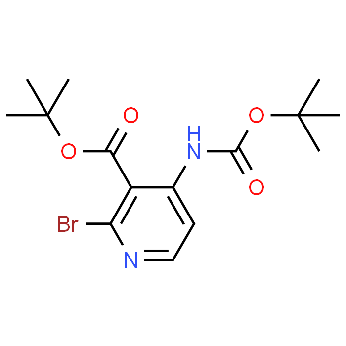 tert-Butyl 2-bromo-4-((tert-butoxycarbonyl)amino)nicotinate