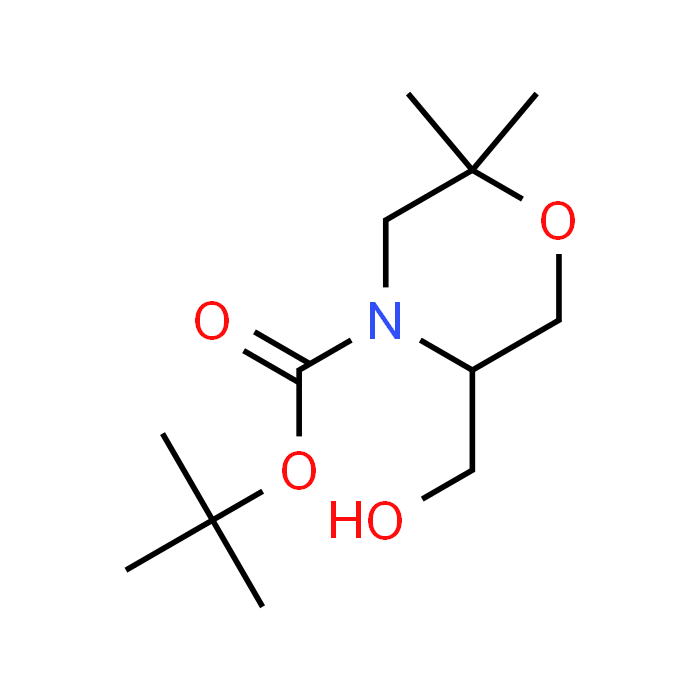 tert-Butyl 5-(hydroxymethyl)-2,2-dimethylmorpholine-4-carboxylate